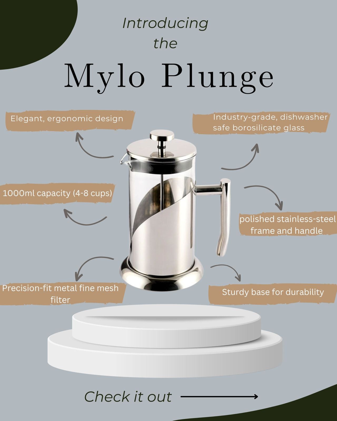 Mylo Plunge French Press